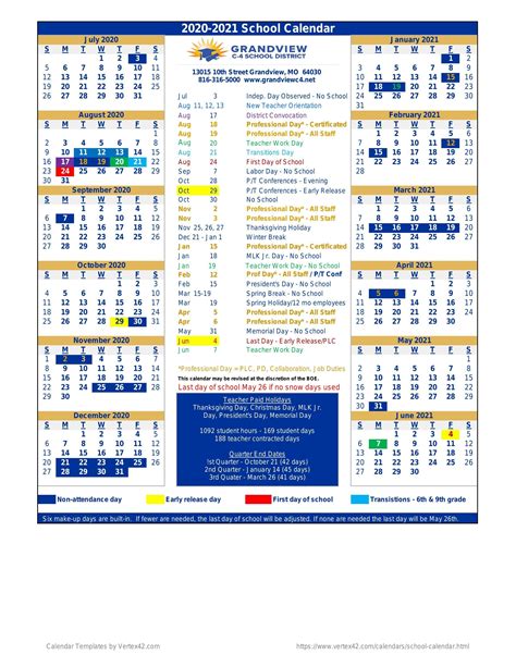 Hickman Mills Calendar