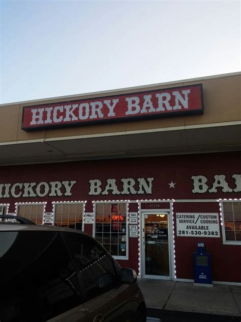 A Barbecue chowhound from Atlanta, GA tried it. Order online and read reviews from Hickory Barn Barbeque at 11534 S Wilcrest Dr in Alief Houston 77099-4753 from trusted Houston restaurant reviewers. Includes the menu, user reviews, photos, and highest-rated dishes from Hickory Barn Barbeque.. 