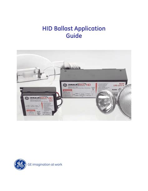 Hid Lamp Ballast Application Guide