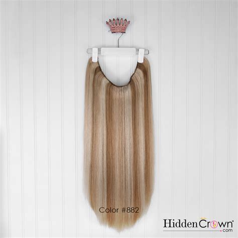 Hidden Crown - Halo Crown® Dark Ash Blonde Mix #882 × 1