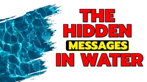 Hidden Messages In Water Debunked