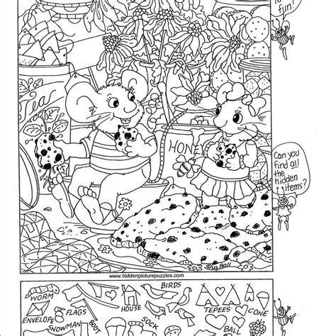 Hidden Picture Puzzles Printable