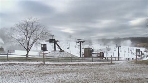 Hidden Valley Ski Resort prepares for winter, making snow despite warm temps