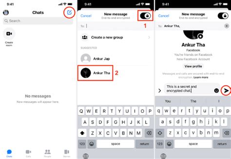 Hidden chat in messenger