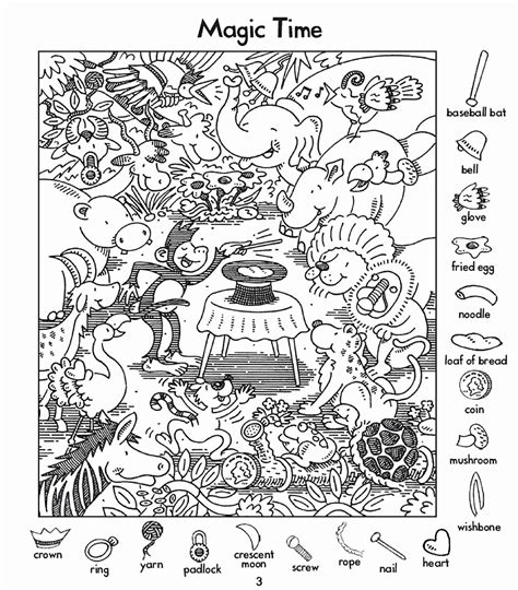 Aug 11, 2023 - Hidden object printables are a great way for parents to engage their young children in a fun and educational activity. These printables typically feature colorful, detailed illustrations with a list of objects to find within the picture..
