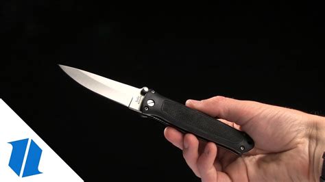 Hidden release automatic knives. Linder Dual-Action Automatic Hidden Release $40. Here's a weird little knife I've had alerts on for a couple years. Just got pinged this morning. German-made auto, hidden release by pushing on the scale, 420 steel, polymer scales. BHQ taxing heavy on that UPS shipping. 