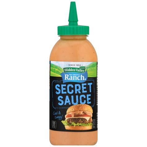 Hidden valley secret sauce. Let's Cook! With so many different Hidden Valley® Ranch recipes to choose from, there is something for everyone! Discover our delicious ranch recipes here. Hello! Let's Cook! ... Secret Sauce . Secret Sauce. Ranch Alternatives . Ranch Alternatives. View All. Explore All Dips. Dip Cups . Dip Cups. Dips Mix Packets . Dips Mix Packets. 