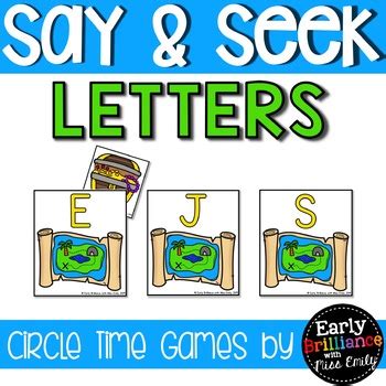 Hide And Seek The Letters Game Teaching Resources TPT