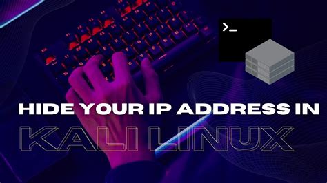 Hide ip in kali linux