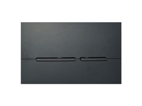 Hideaway+ Thin Button / Plate Inwall ABS Matte Black - Reece