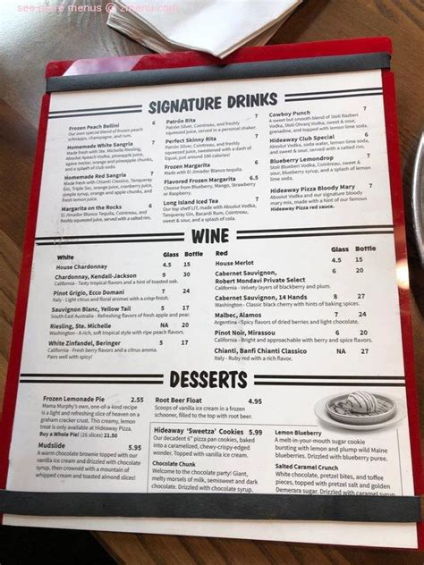 Hideaway Pizza - Warr Acres, OK Restaurant Menu - Seamless