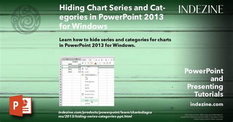 Hiding Chart Series and Categories in PowerPoint 2013 for Windows