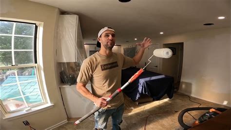 Hiding a Large Drywall Patch - YouTube