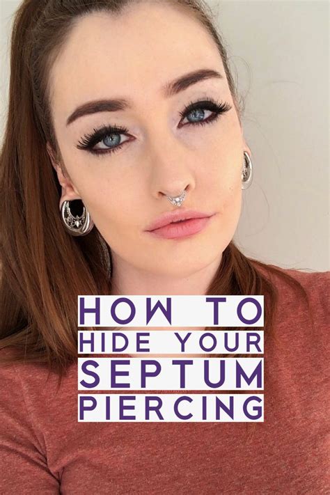 Hiding a septum piercing : piercing - Reddit