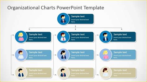Hierarchy flowchart Keynote template
