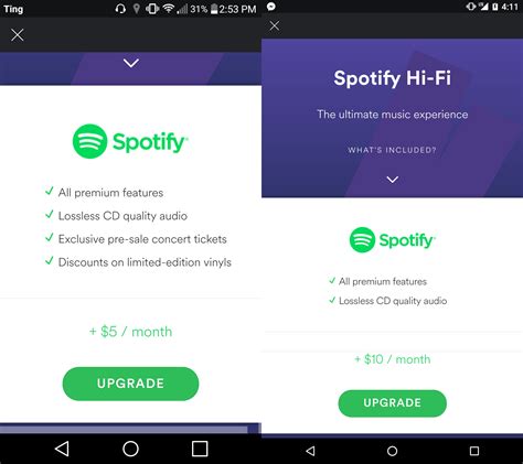 Hifi with spotify. With Spotify producing a mixed earnings result for its latest quarter, its mulling over a service price hike puts pressure on SPOT stock. A mixed earnings report and a price hike p... 