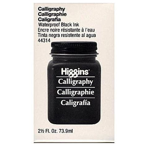 Higgins Calligraphy Waterproof Black Ink (Black)