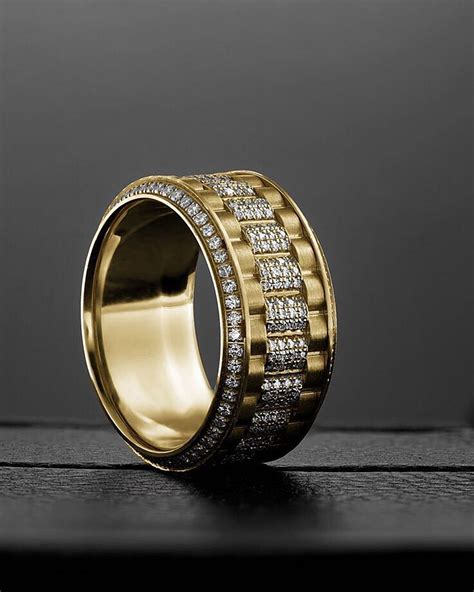 High End Mens Wedding Bands