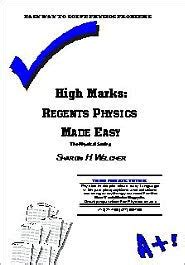 High Marks : Regents Physics Made Easy-the Physical Setting