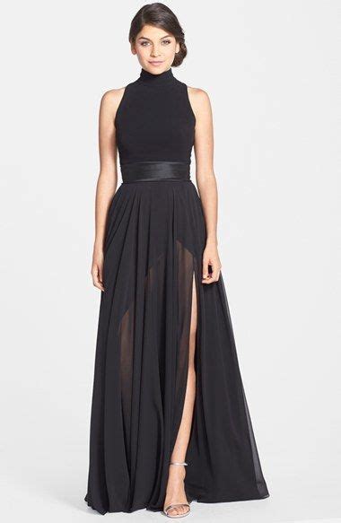 High Neck Evening Dress ShopStyle