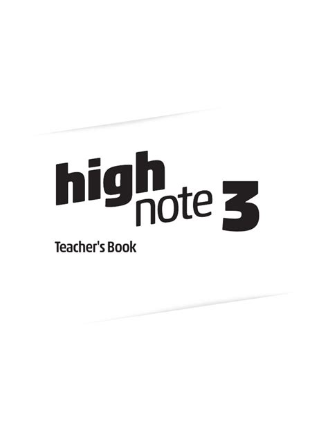 High Note 3 Teachers Book PDF Educational …