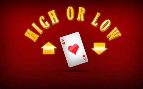 High Or Low Card Game 