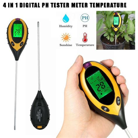 High Quality Soil PH Tester Land Tester Digital Lawns Moisture