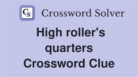 High Roller Casino Lingo Crossword Clue, Puzzle and Solver