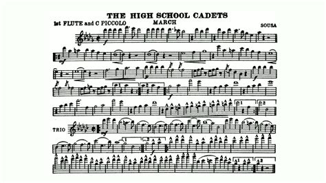 High School Cadets - march - YouTube