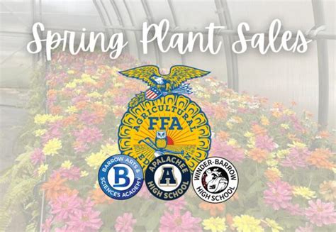 High School FFA Spring Plant Sales Barrow County School System