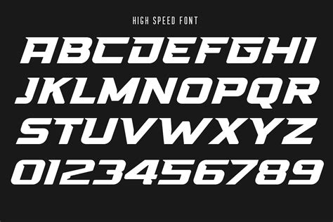 High Speed Font – 177 Studio