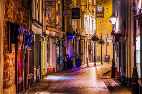 High Street Shops in Teignmouth, England