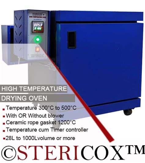 High Temperature Oven 300°C 350°C 400°C 500°C ... - Stericox