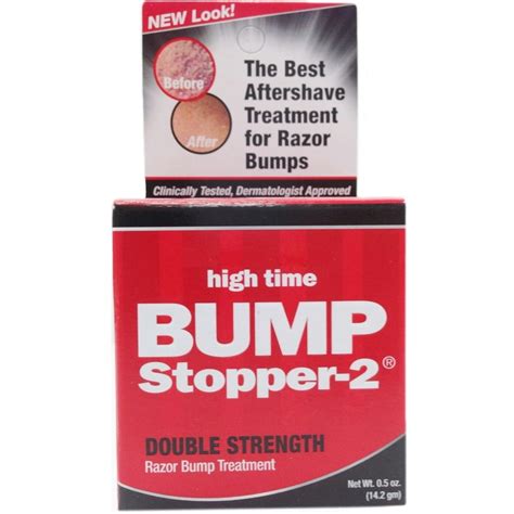 High Time Bump Stopper 2 Double Strength Razor Bump Treatment 0.5 Oz …