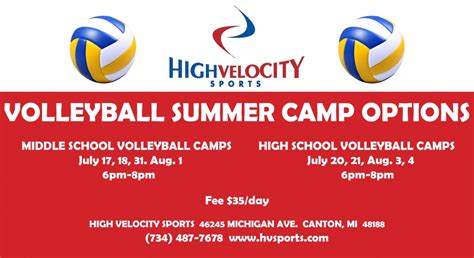 High Velocity Sports Camps - MySummerCamps