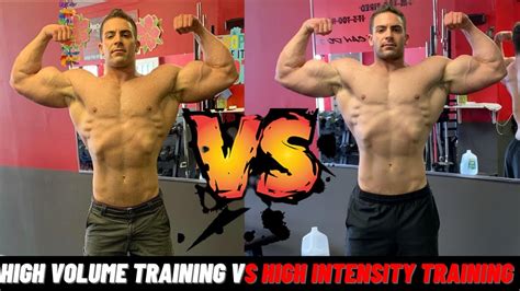 High Volume Training vs High Intensity Training (MASS GAIN …