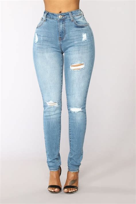 High Waist Jeans Hose Damen Elastische Hosen Für Frauen