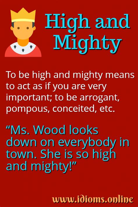 High and Mighty Idioms Online