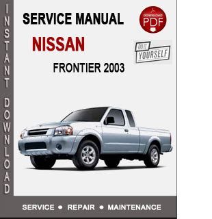 High def 2003 factory nissan frontier shop repair manual. - Anais do simpósio sobre o inventor nacional.