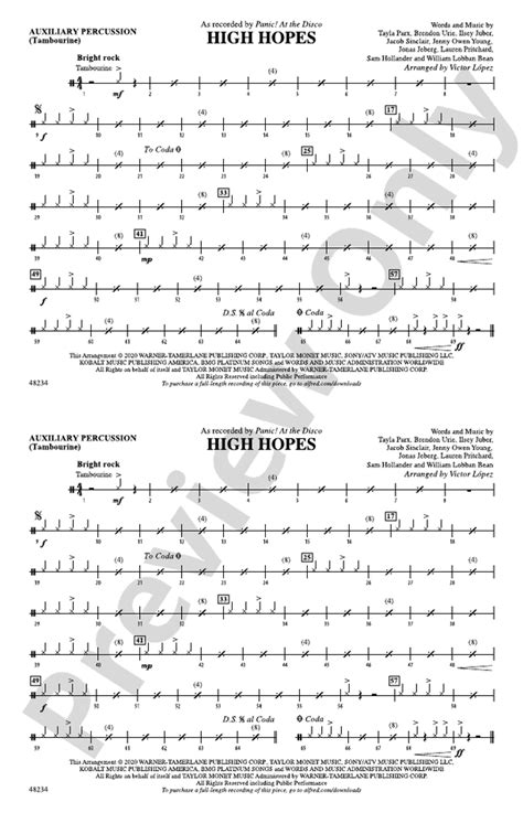 High hopes marching band.  High Hopes: Auxiliary Percussion PDF Download Word...