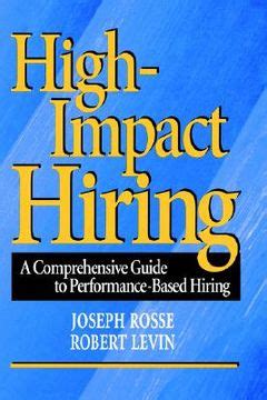 High impact hiring a comprehensive guide to performance based hiring first edition. - Guidelines for the purchasing and testing of spm hawsers.