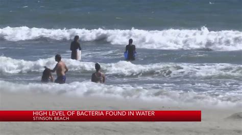High level of bacteria found in Stinson Beach water