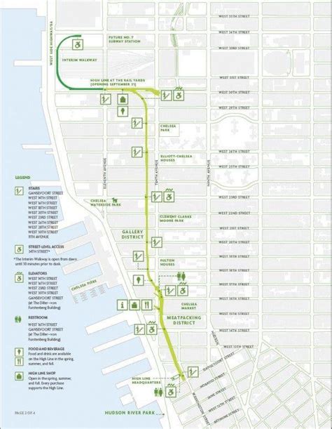 High line in nyc map. 