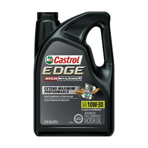 High mileage synthetic oil. Mobil 1 45000 5W-30 High Mileage Motor Oil - 1 Quart. 4.8 out of 5 stars. 443. 9 offers from $13.92. Mobil Full Synthetic Motor Oil 5W-20, 5 Quart. 4.8 out of 5 stars. 2,131. 1 offer from $24.98. Valvoline Advanced Full Synthetic SAE 10W-30 Motor Oil 1 … 