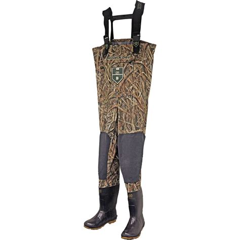 High n dry waders. Cement dries in stages that take about 30 days to complete. It takes one to two days for cement to dry enough for people to walk on and five to seven days before people can drive o... 
