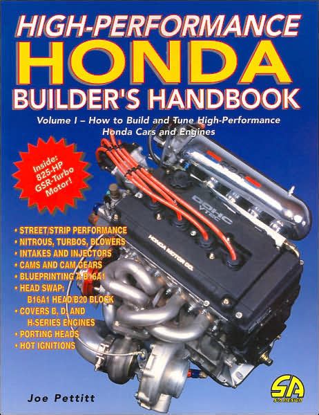 High performance honda builders handbook how to build and tune high performance honda cars and engines s a. - 2001 nissan altima service manual repair d.