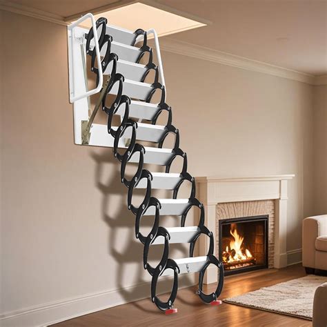 High quality pull down attic stairs.  Spring-loaded systems make opening and clo...