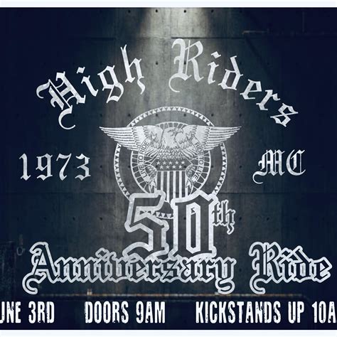 High riders motorcycle club. The Madison Motorcycle Club was established in 1924, and is one of the oldest AMA sanctioned clubs in the country - AMA Sanction #2. How We Ride: Competition & Racing , Dirt & Off-Road , Casual Cruising. Our Interests: Dirtbikes , Dual Sports , Cruisers. Cross Plains, WI. VIEW CLUB. 