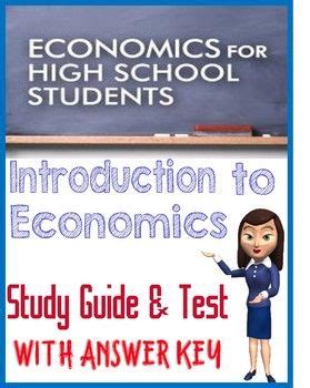 High school economics study guide questions. - Manuali di laboratorio di chimica umbc.