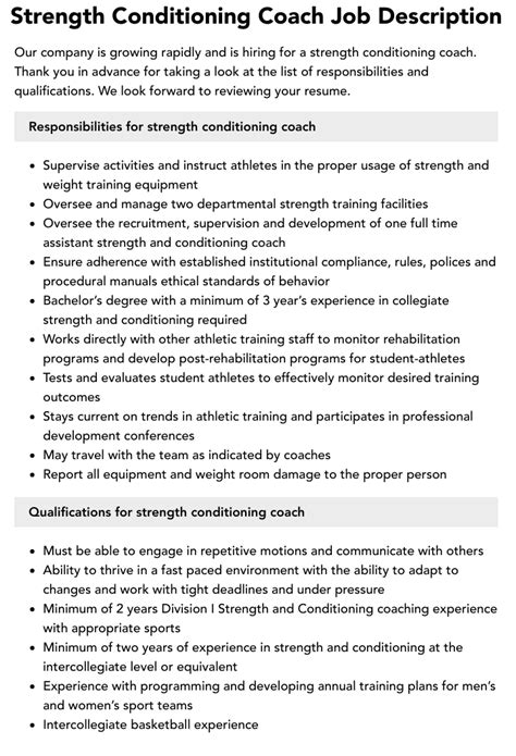 High school strength and conditioning coach jobs.  Career Development Full Time/ Par...